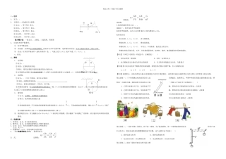 八年级物理简单机械知识点成品