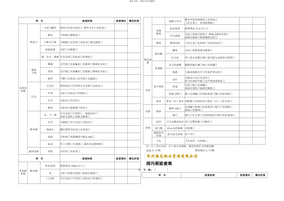 公共区域承接查验表单_第2页