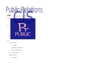 公共关系专业CIS