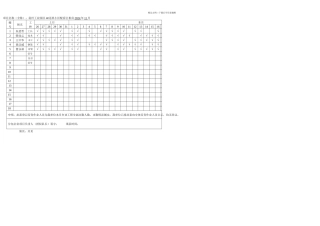 公司人员考勤表