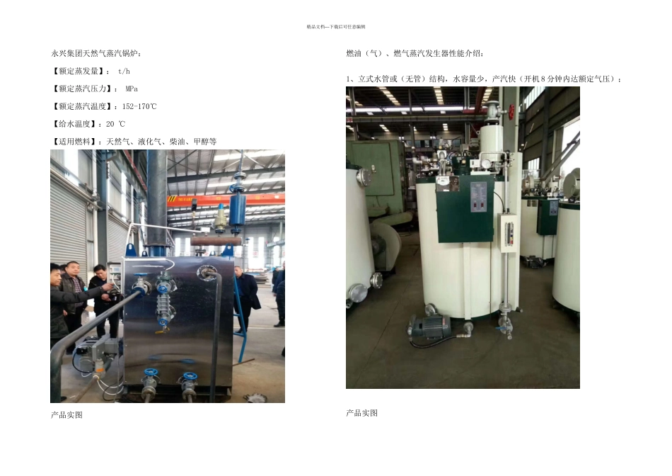 公斤燃气蒸汽发生器_第1页
