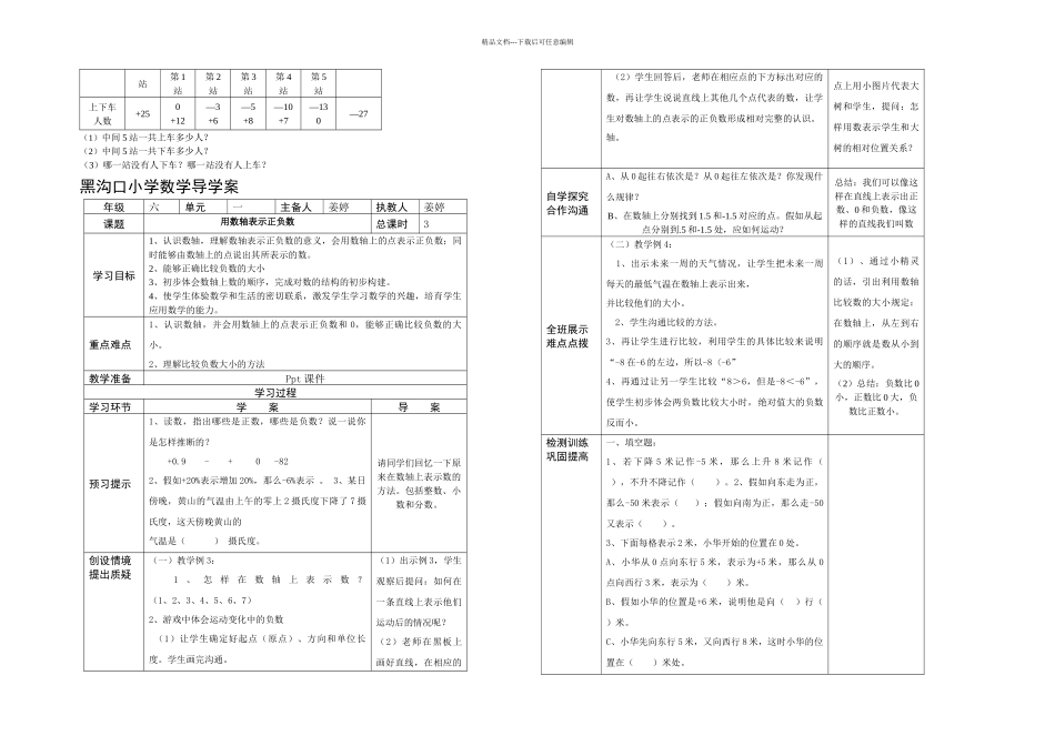六年级下册数学导学案_第3页