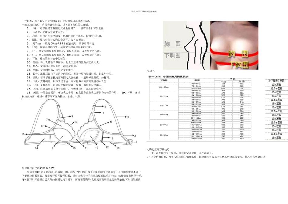 内衣专业知识培训_第1页