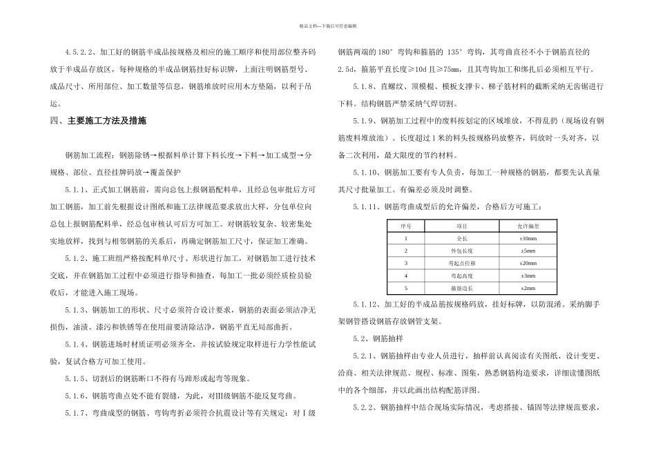 写字楼钢筋工程施工方案_第3页