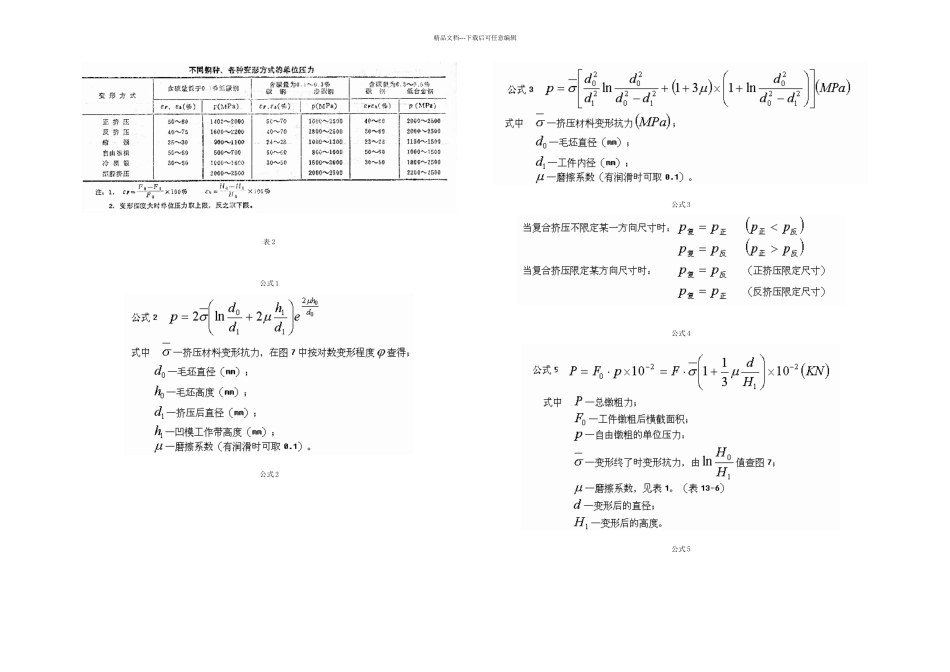 冷挤压变形程及挤压力的计算_第3页