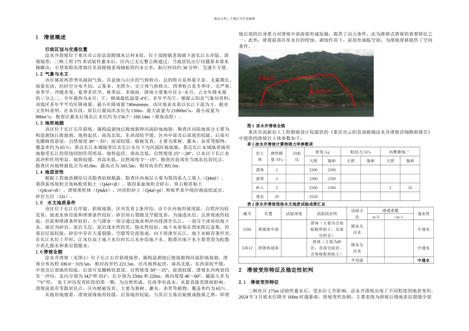 凉水井滑坡浮托减重型_第1页