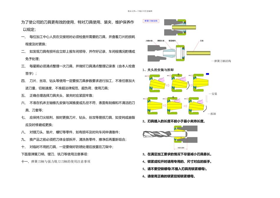 刀具维护保养_第1页