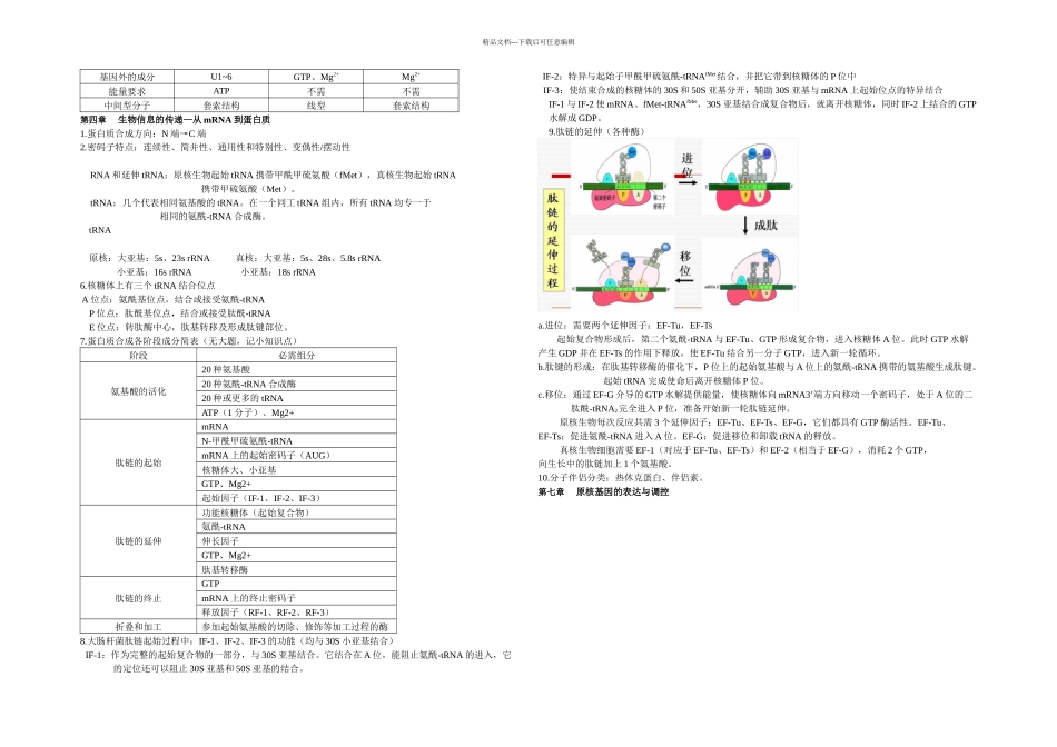 分子生物学总复习_第2页