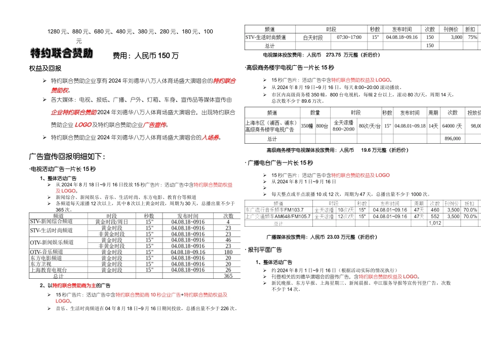 刘德华上海八万人体育场演唱会特约赞助_第2页