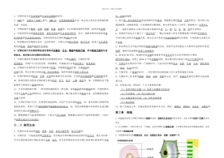 初一生物上册知识点归纳总结自创版