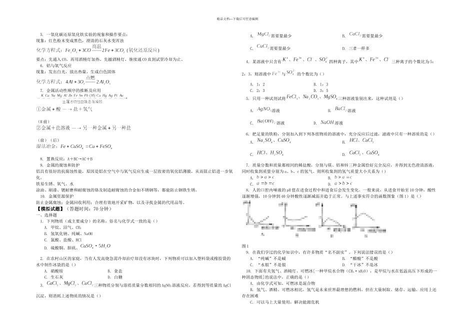 初三化学复习鲁教知识精讲_第2页
