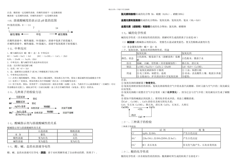 初三化学溶液知识点复习_第3页
