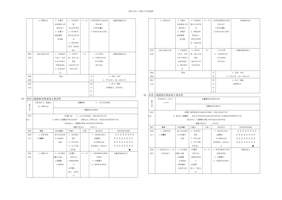 初中体育全集七年级_第3页