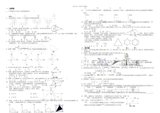 初中数学中考专题训练一下学期华师大