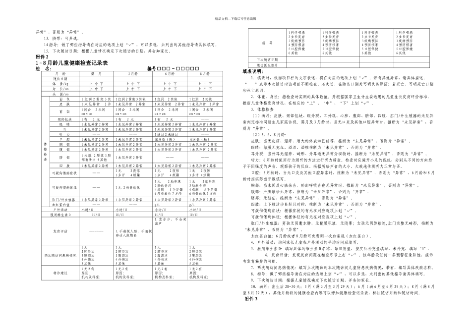 基本公共卫生三岁儿童服务规范_第3页