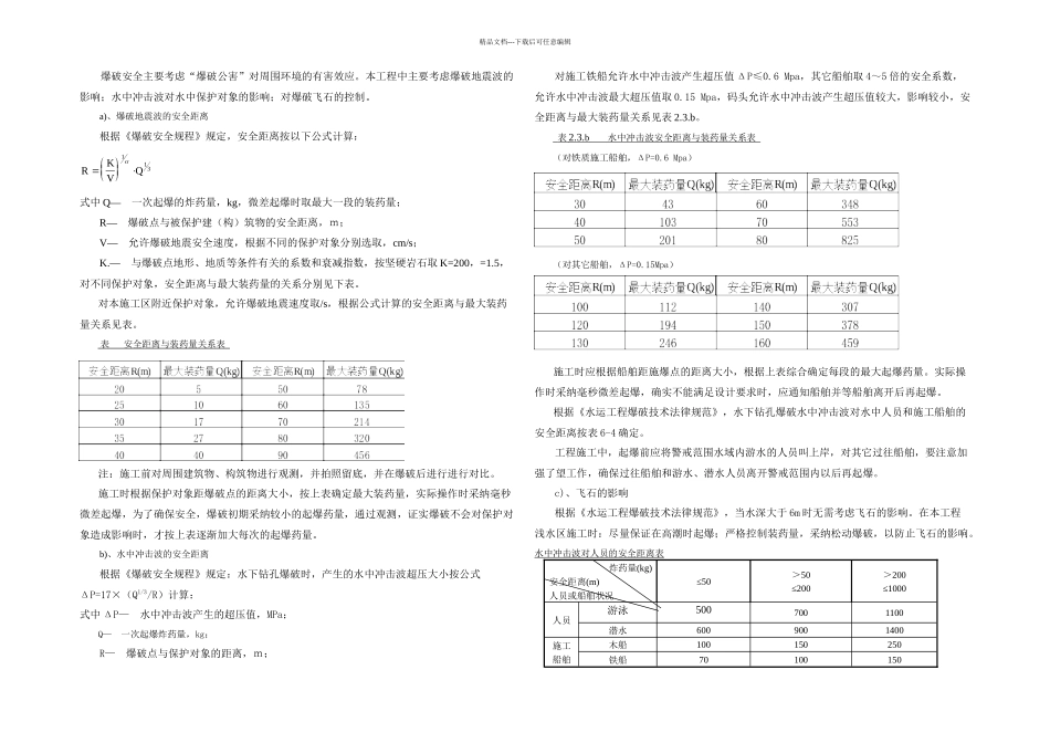 基槽炸礁清礁施工方案_第3页