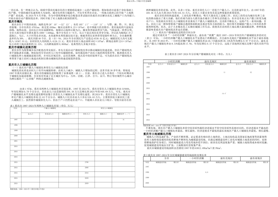 快速城市化时期农村土地退出机制分析_第1页