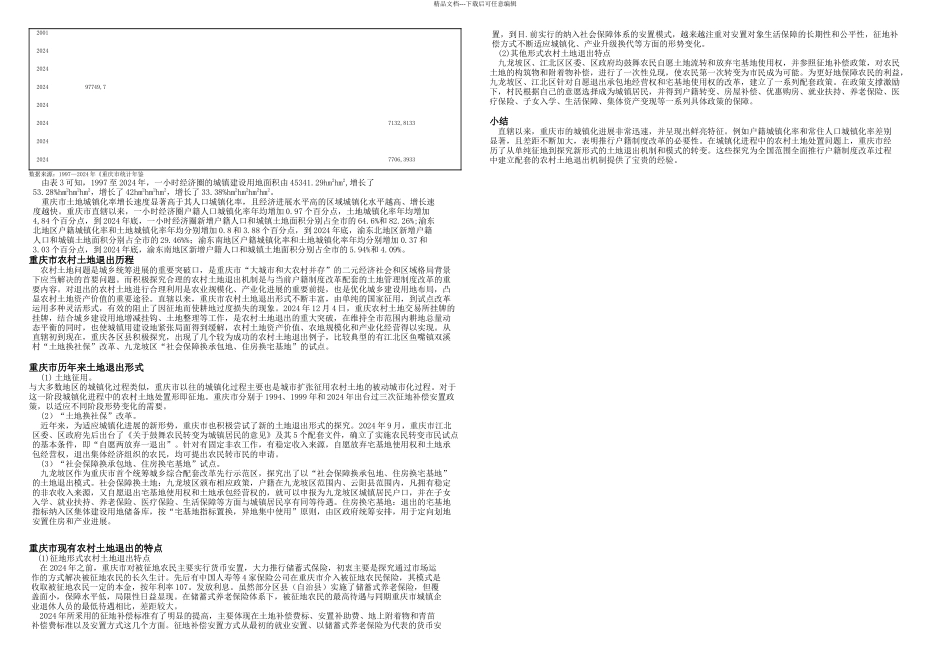 快速城市化时期农村土地退出机制分析_第2页