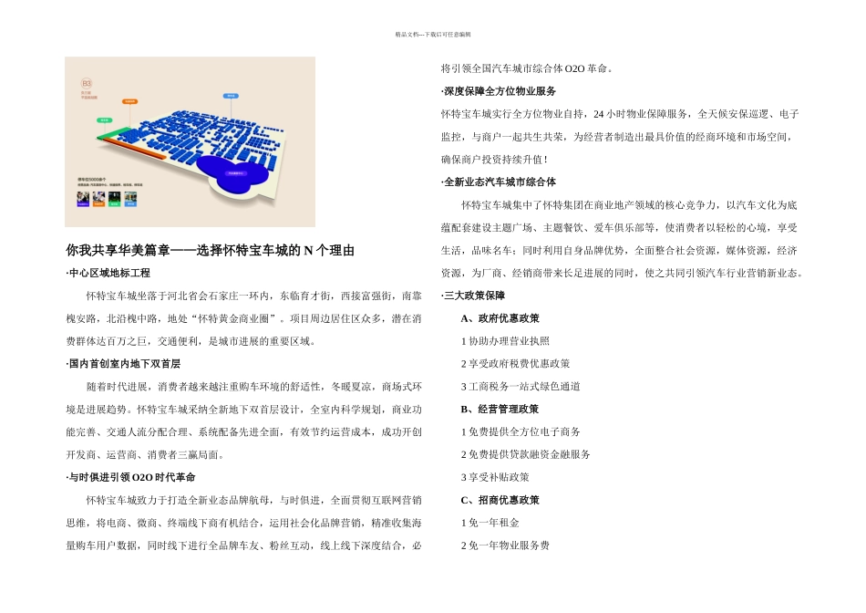 怀特宝车城招商手册汇编_第3页