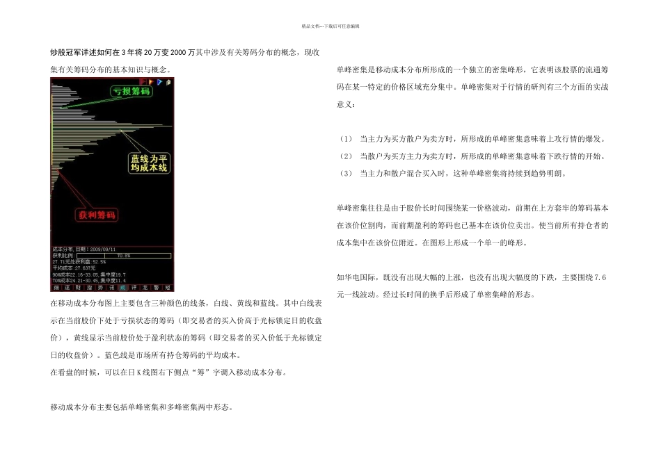 怎样看筹码分布图_第1页