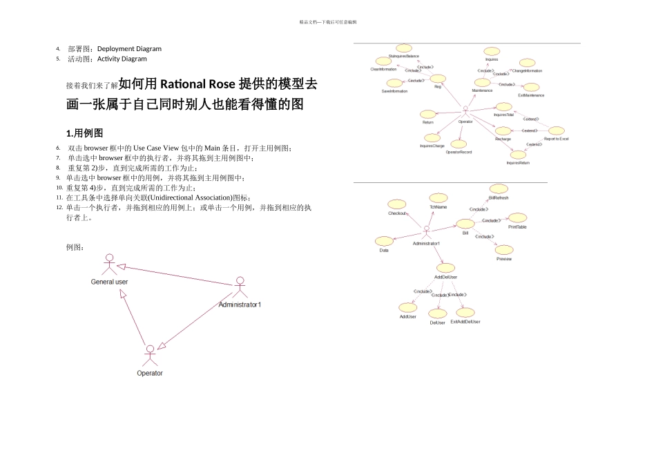 总结对九种图及认识和如何使用RationalRose画图_第2页
