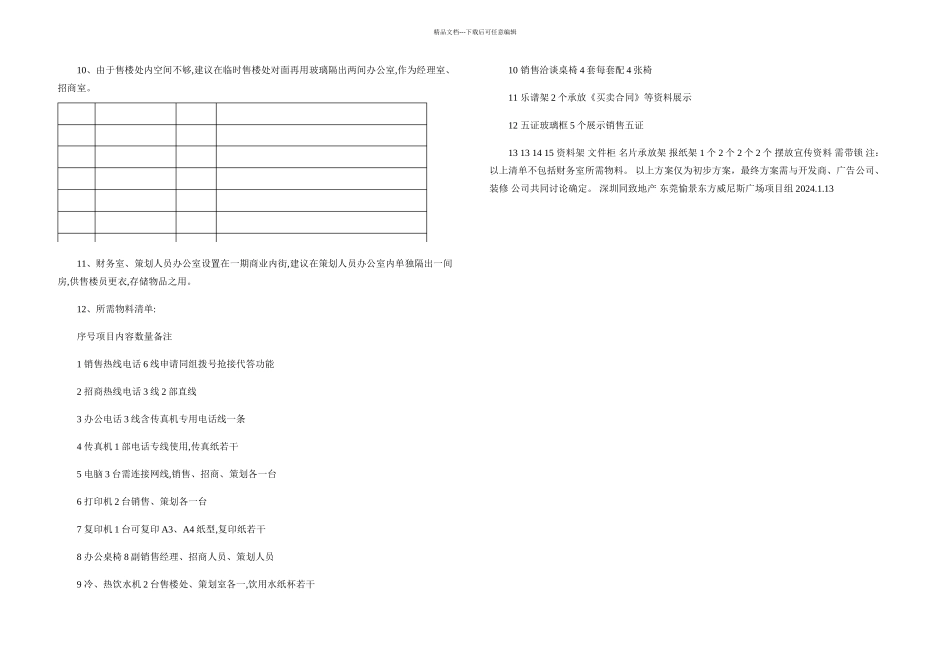 愉景东方威尼斯广场临时售楼处包装方案图文精_第3页