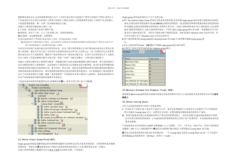 成本计算单sap付鸿杰_第1页
