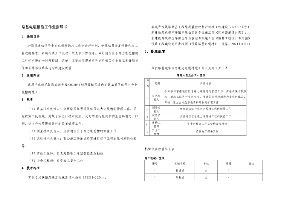 成绵乐路基电缆槽作业指导书_第2页