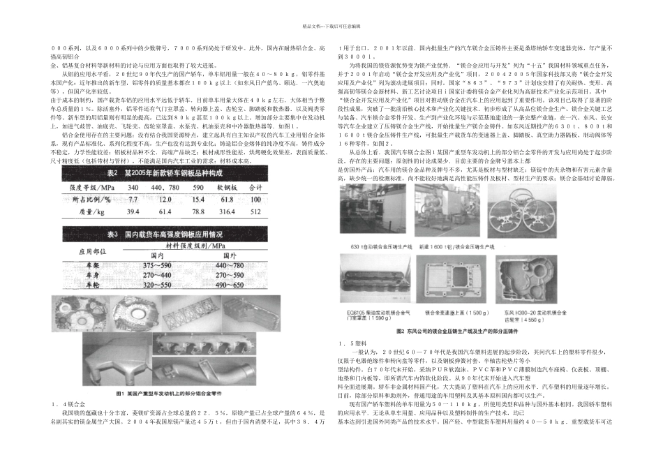 我国汽车新材料技术发展现状分析与建议_第2页