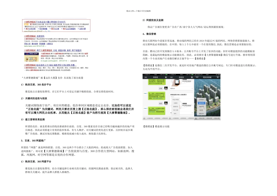 房地产楼盘网络营销方案_第2页