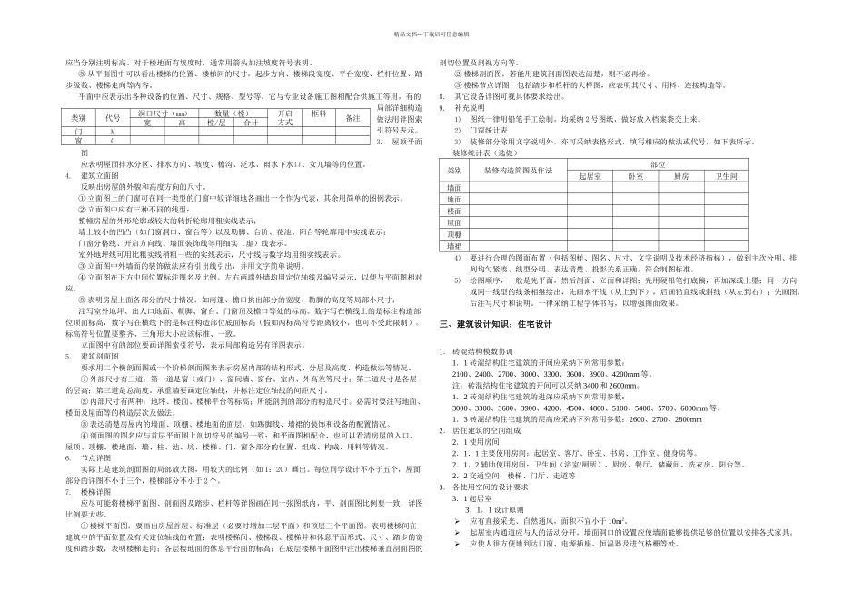 房屋建筑学课程设计任务书土木_第3页