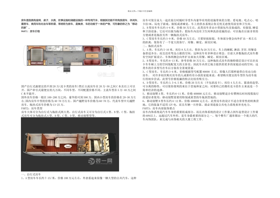 房车装饰设计方案及房车改装要点详解_第1页