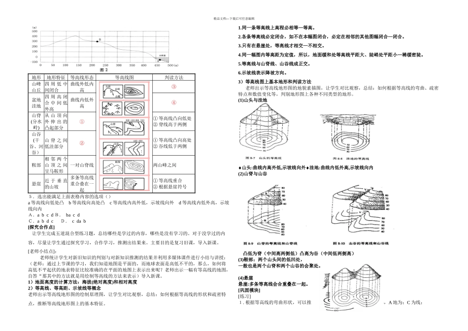 所有分类等高线地形图教学设计_第2页