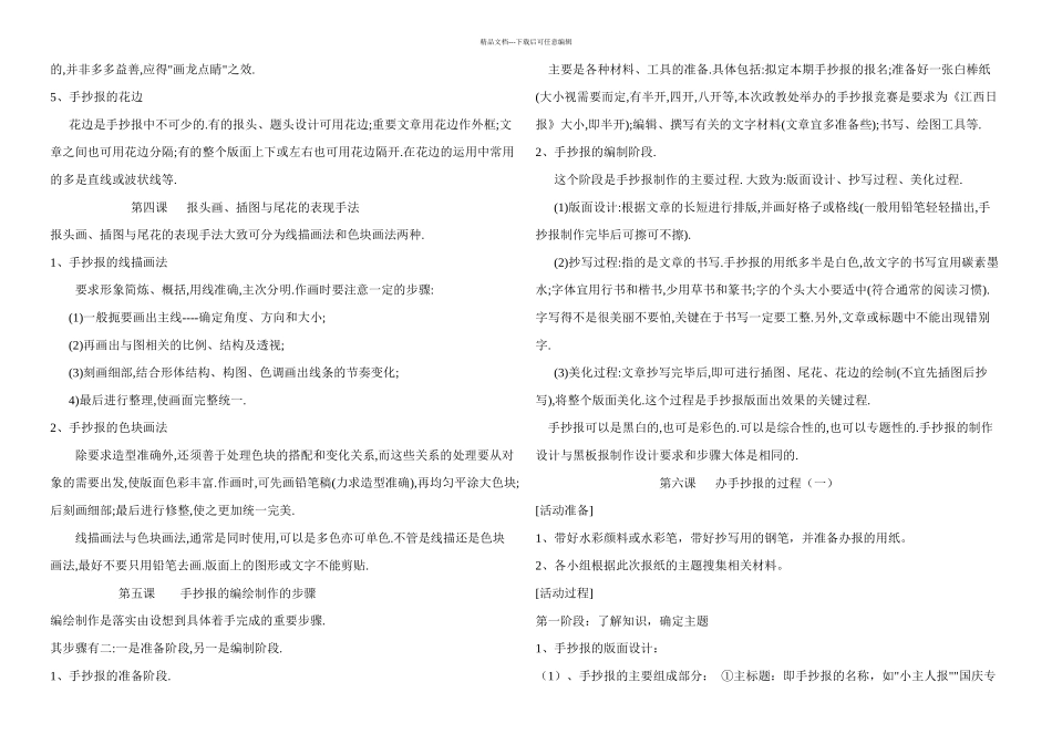 手抄报制作教案_第3页