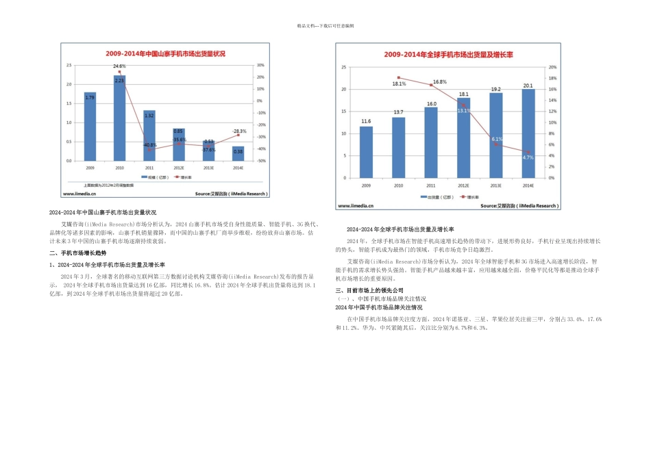 手机行业背景分析_第2页