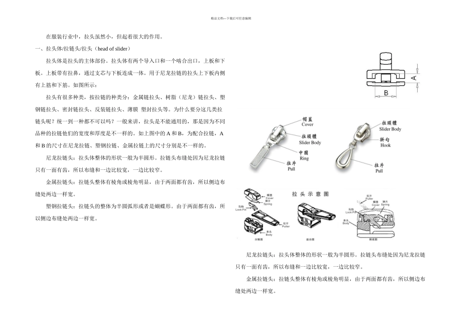 拉头的基本知识_第1页