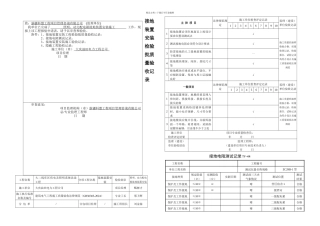 接地装置安装报验表