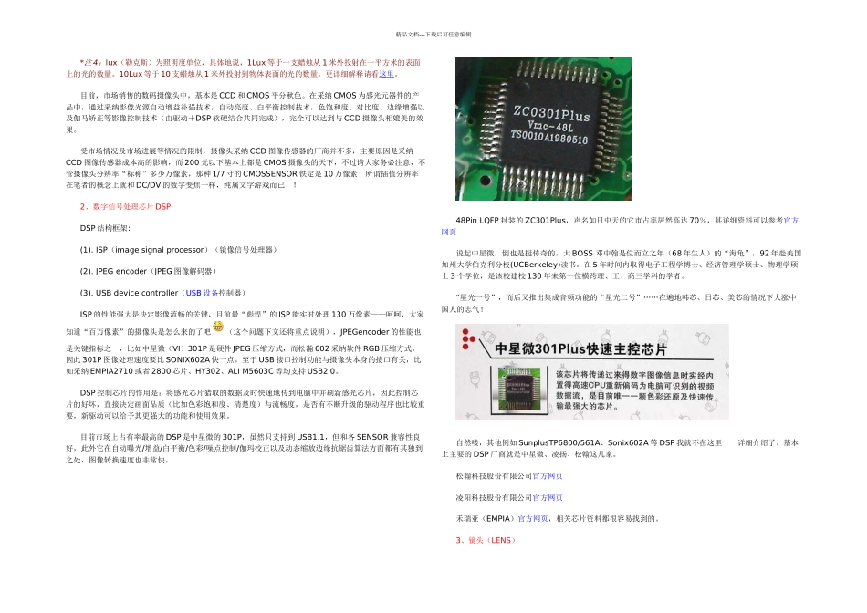 摄像头的三个重要组成部分_第3页