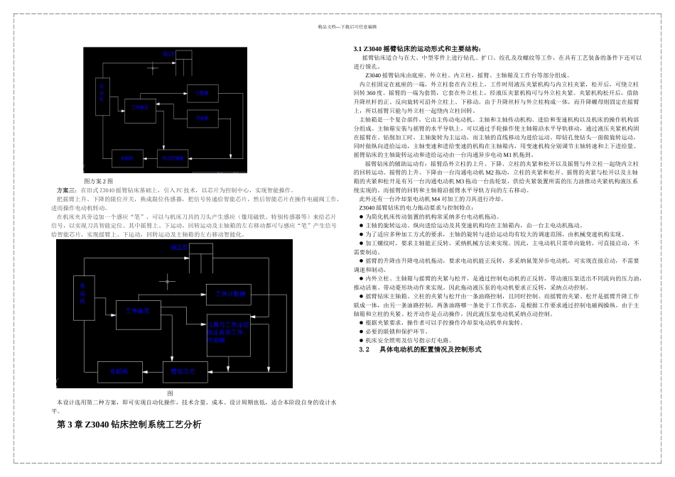 摇臂钻床传统电气控制系统的改造设计论文_第2页