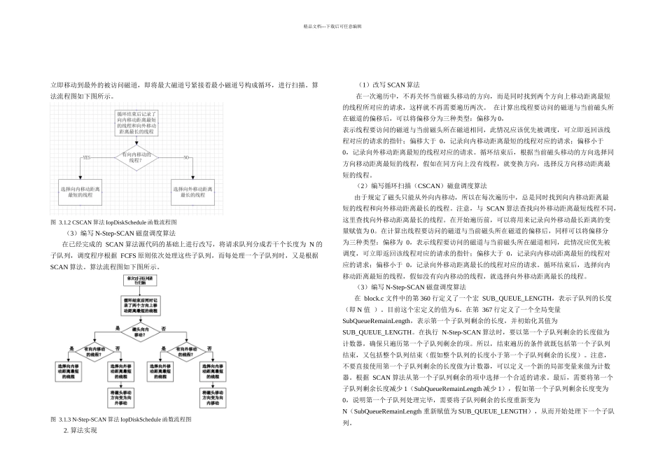 操作系统实验---磁盘调算法_第2页