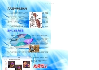 支气管哮喘健康教育