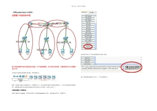 教你如何简单配置动态路由RIP利用packettracer软件