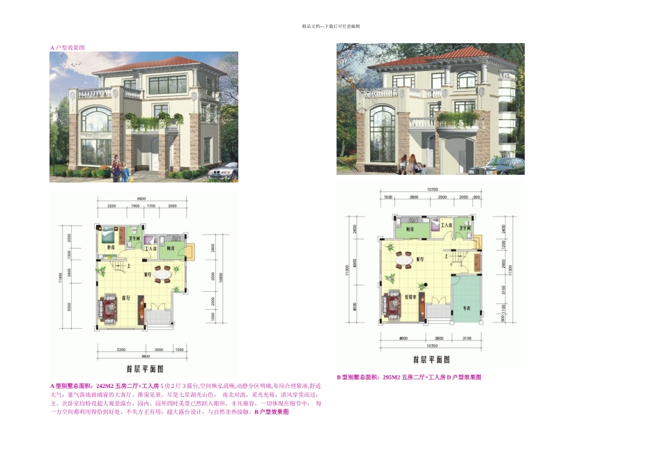 教你怎样设计别墅——平面布置篇_第1页