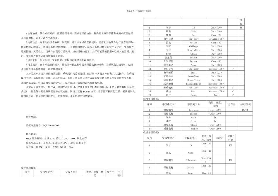 教务管理系统软件工程课程设计_第2页