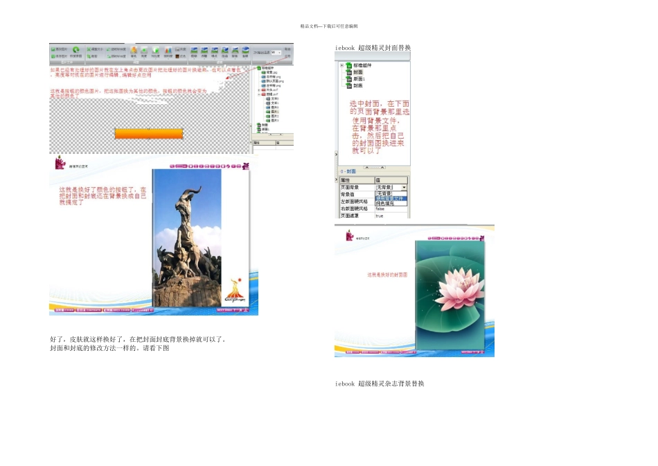 教大家换iebook超级精灵软件里的皮肤和皮肤按钮颜色_第3页