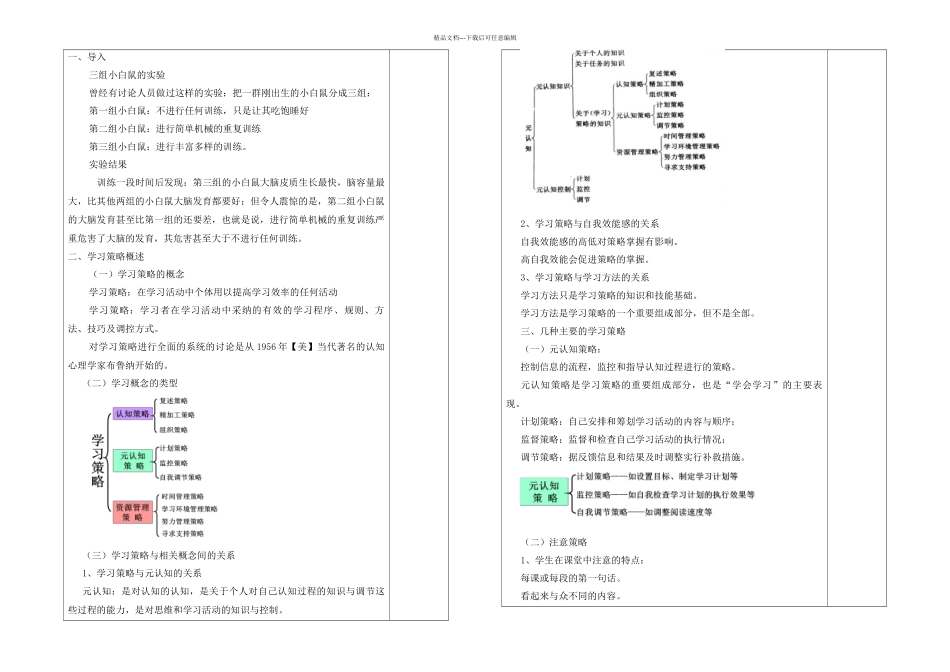 教育心理学学习策略及其训练_第2页