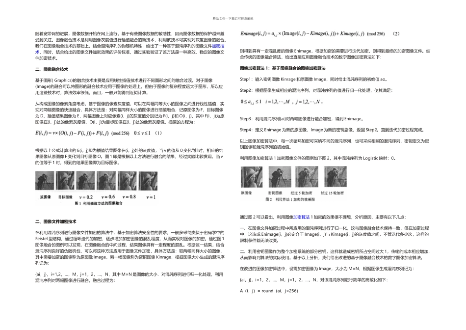数字图像加密算法之图像融合技术加密_第1页