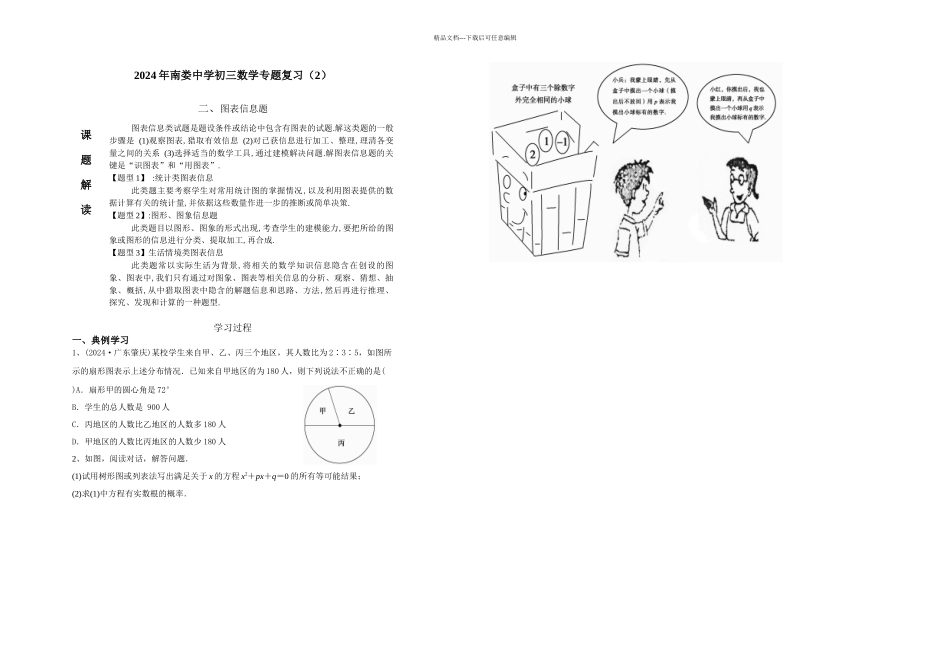 数学中考专题图标信息类_第1页