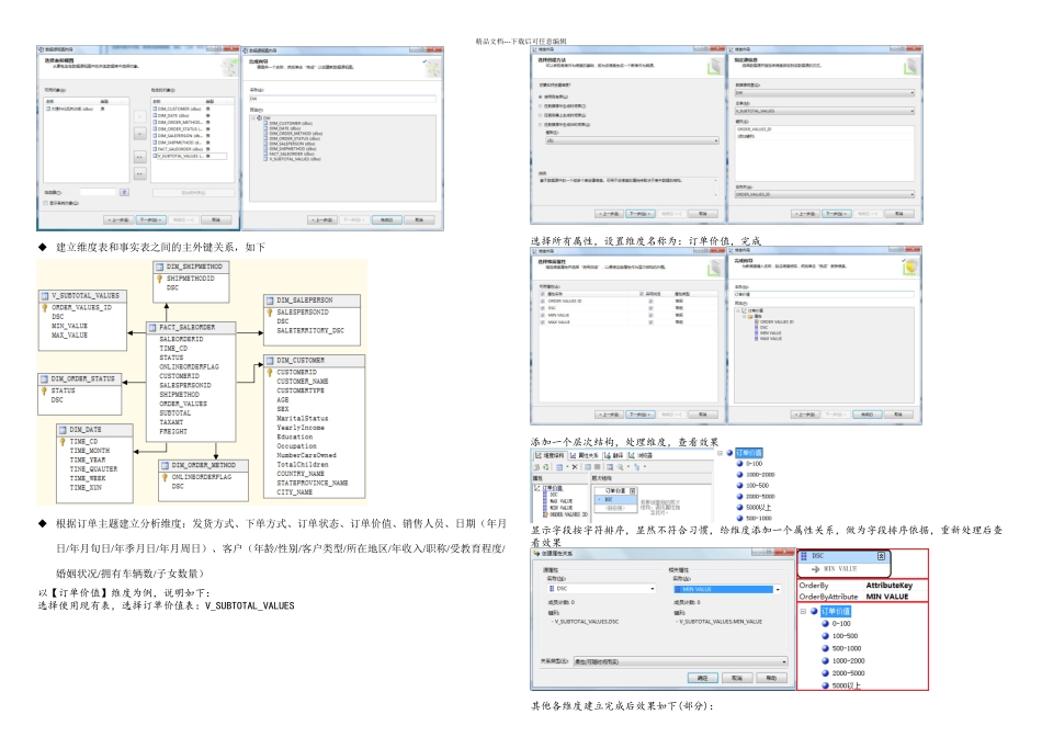 数据仓库与数据挖掘实验二多维数据组织与分析_第2页