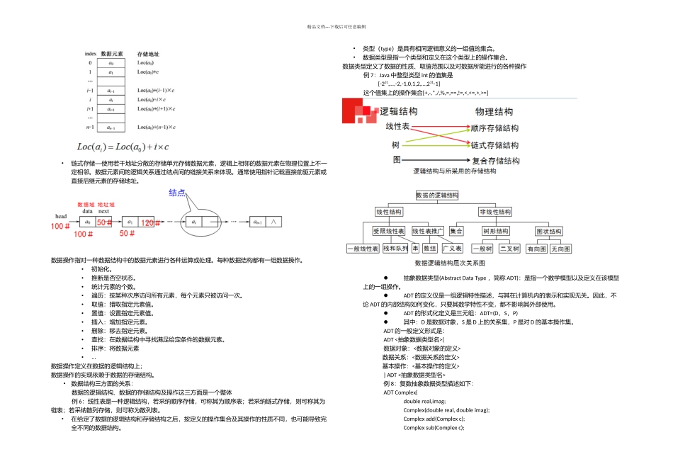 数据结构期末复习总结_第2页